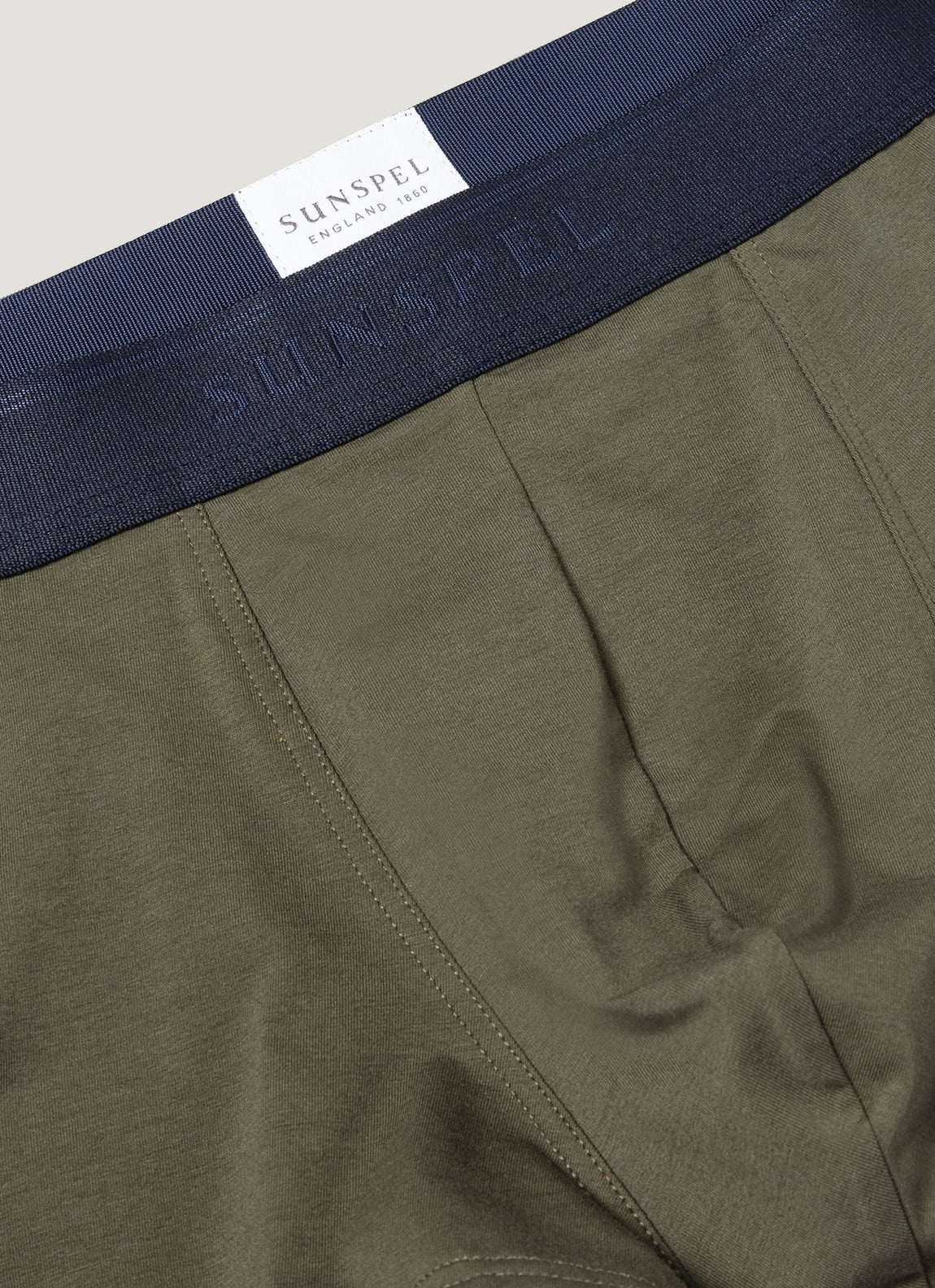 Men's Supima Cotton Stretch Trunks in Khaki