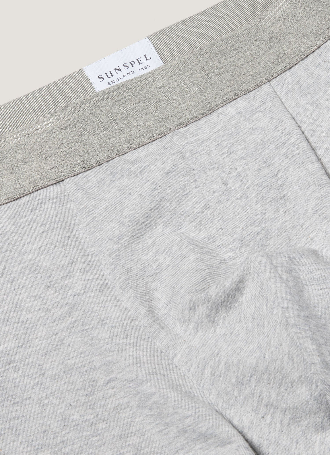 Men's Stretch Cotton Trunks 3-Pack in Grey Melange