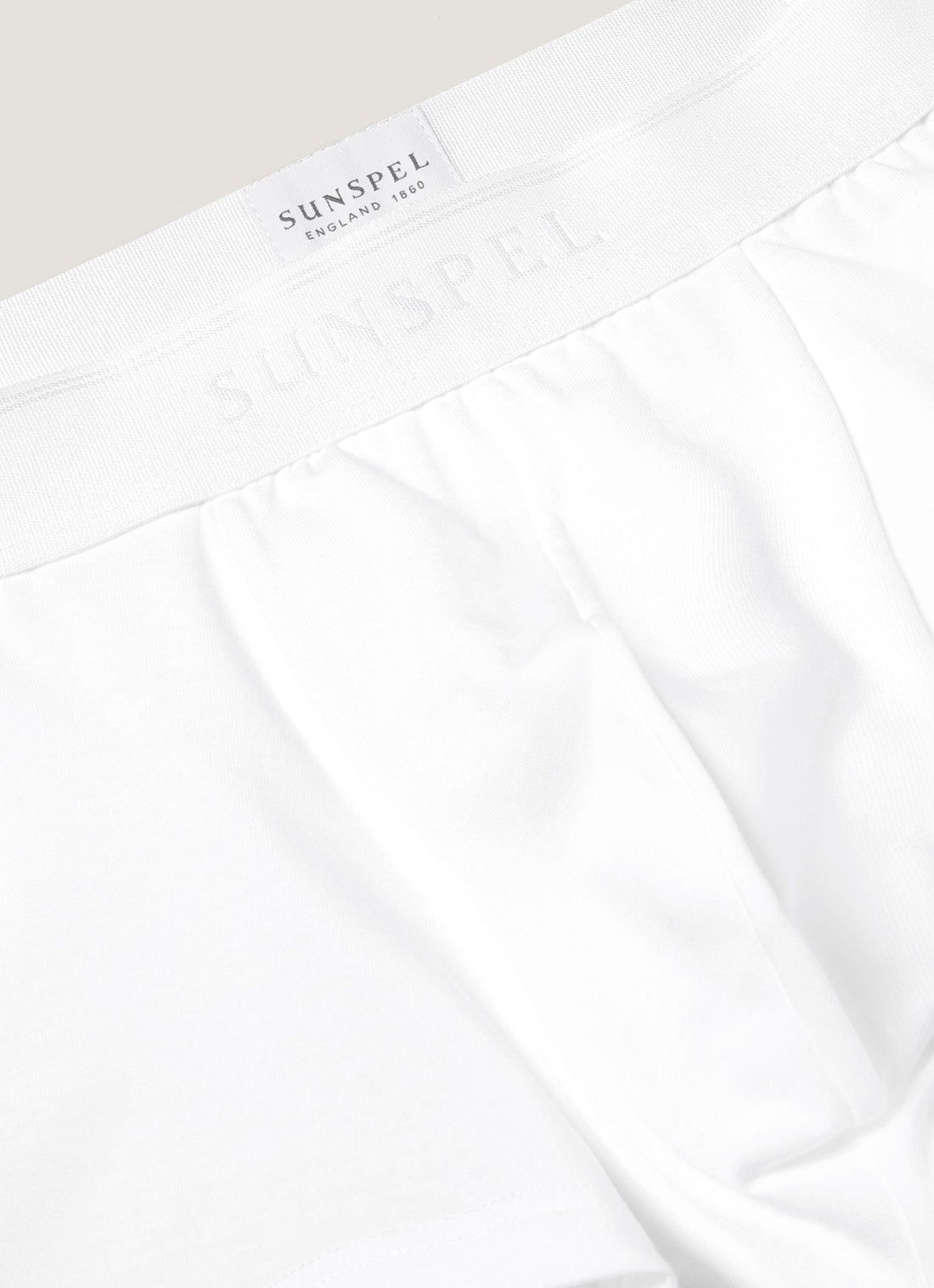 Men's Stretch Cotton Trunks 3-Pack in White