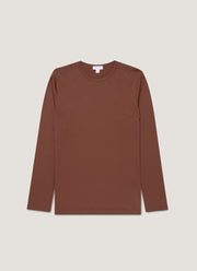 Men's Long Sleeve Classic T-shirt in Conker Brown