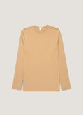 Men's Long Sleeve Classic T-shirt in Tan