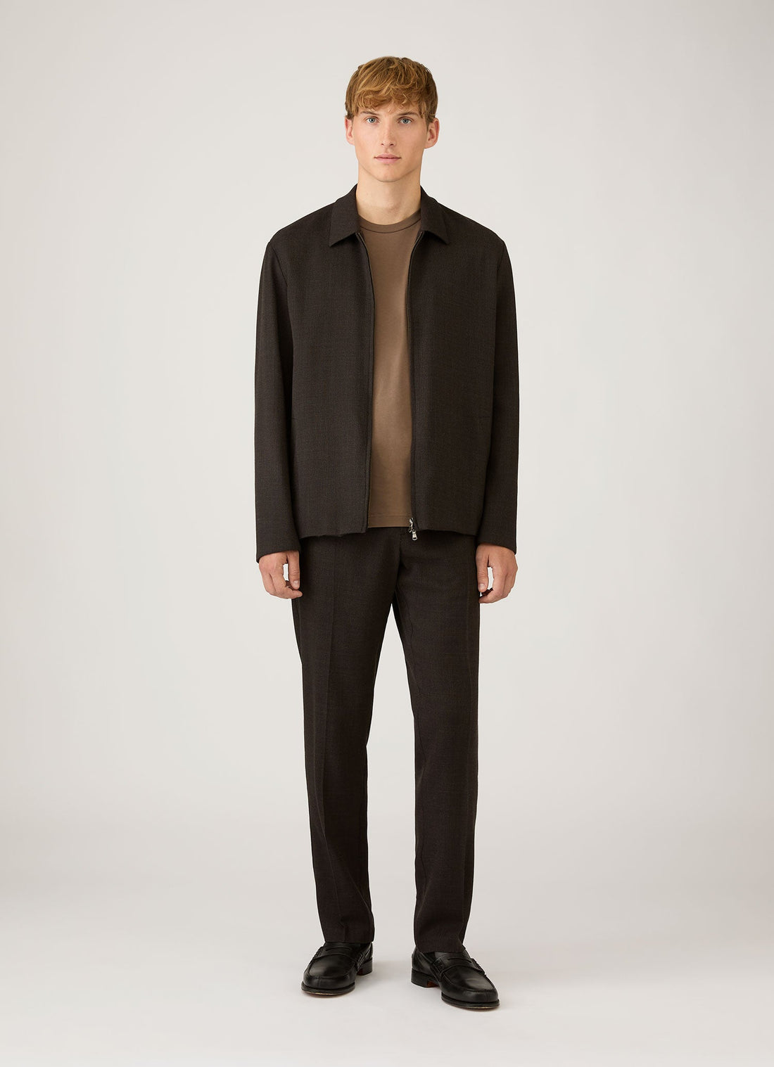 Men's Riviera Midweight T-shirt in Dark Cedar