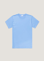 Men's Riviera Midweight T-shirt in Azure Blue