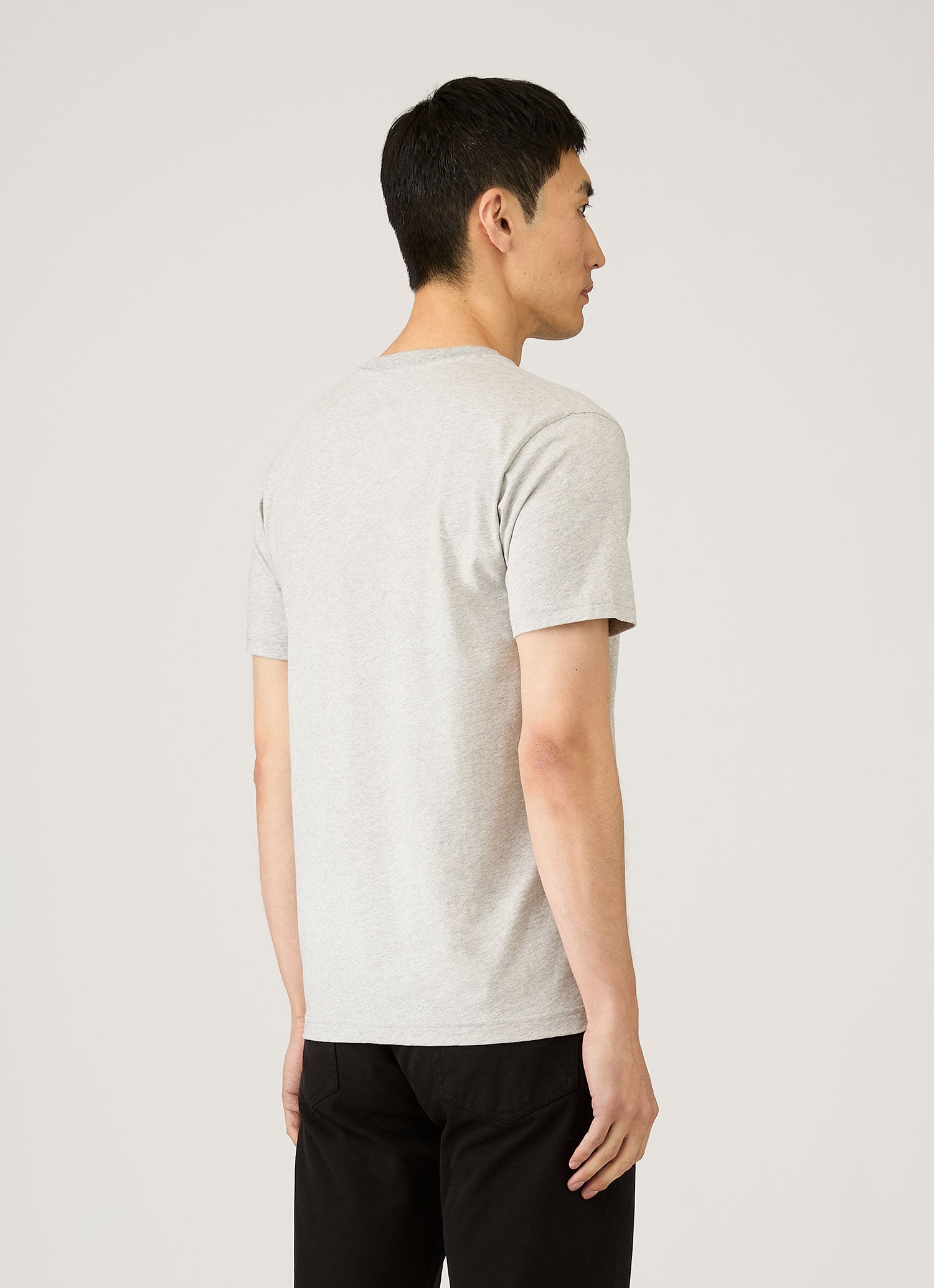 Men's Riviera Midweight T-shirt in Grey Melange