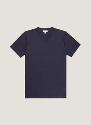 Men's Riviera V-neck T-shirt in Navy