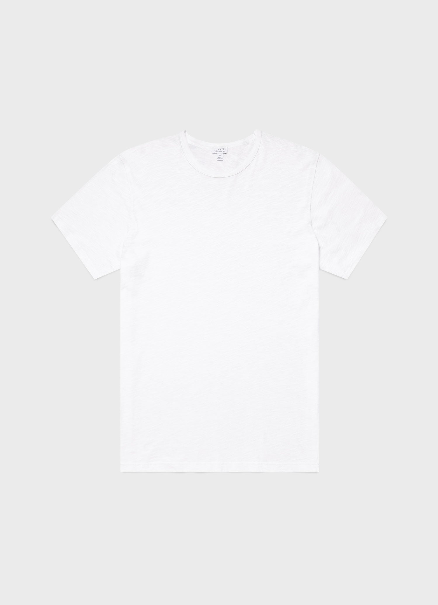 Men's Cotton Linen T-shirt in White