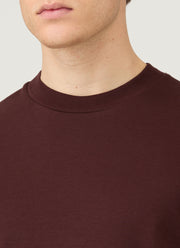 Men's Long Sleeve Heavyweight T-shirt in Bakelite