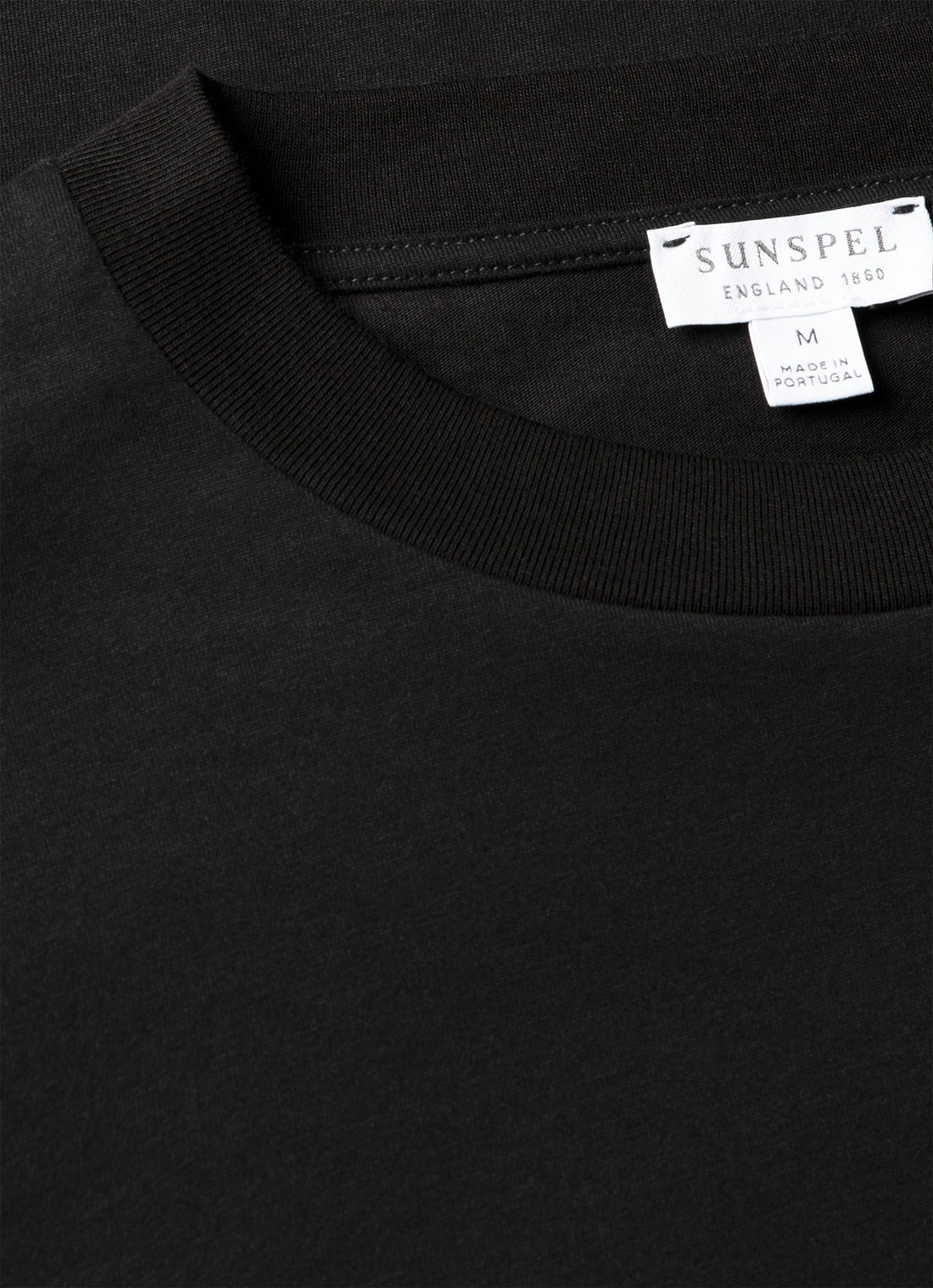 Men's Brushed Cotton T-shirt in Black