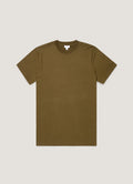 Men's Brushed Cotton T-shirt in Loden Green