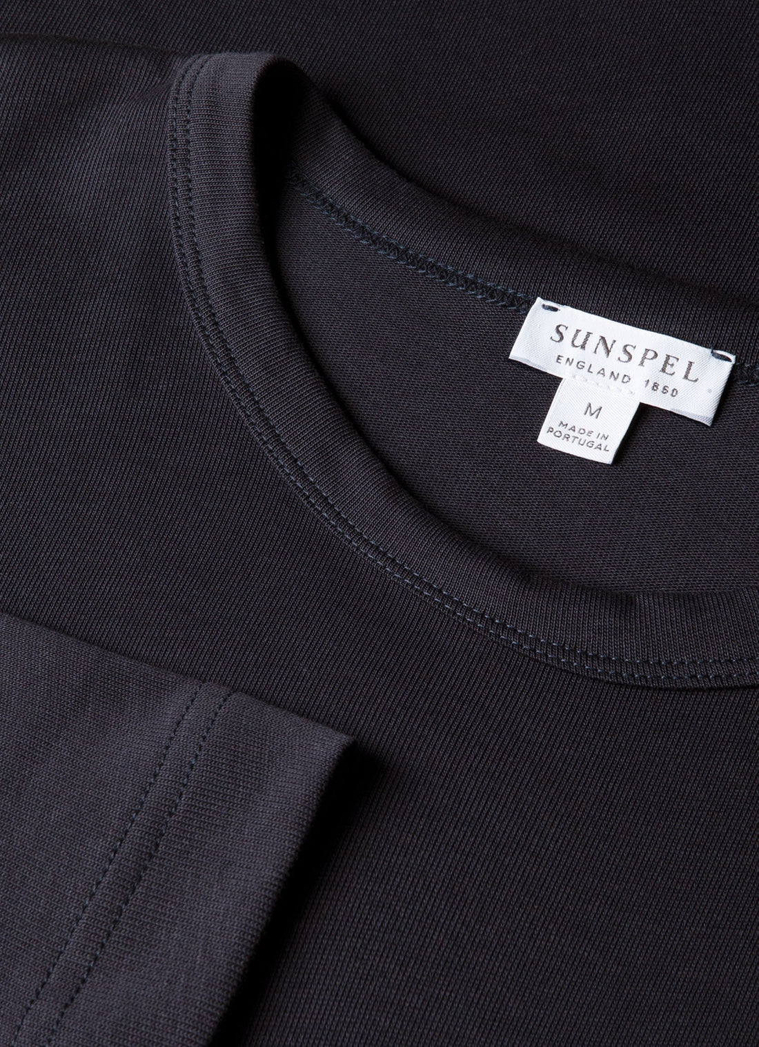 Men's Long Sleeve Heavyweight Jersey T-shirt in Navy