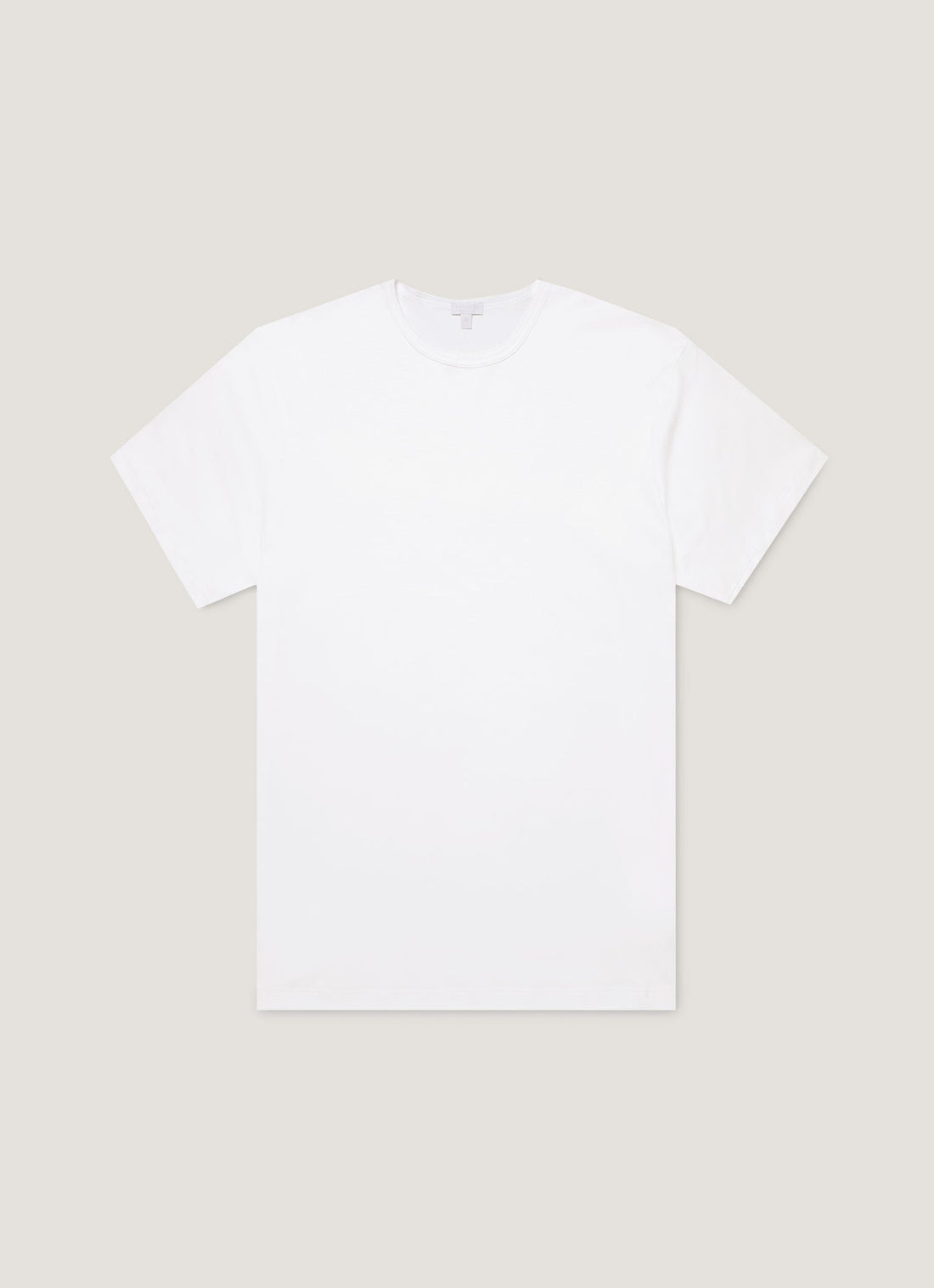 Men's Sea Island Cotton Underwear T-shirt in White