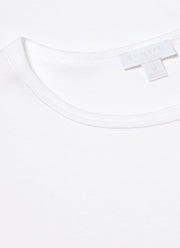 Men's Sea Island Cotton Underwear T-shirt in White