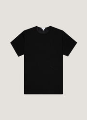 Men's Cellular Cotton Underwear T-shirt in Black