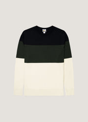 Men's Sunspel x Paul Weller Jumper in Forest