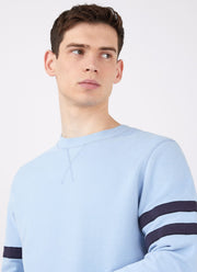 Men's Paul Weller College Sweatshirt in Cambridge Blue