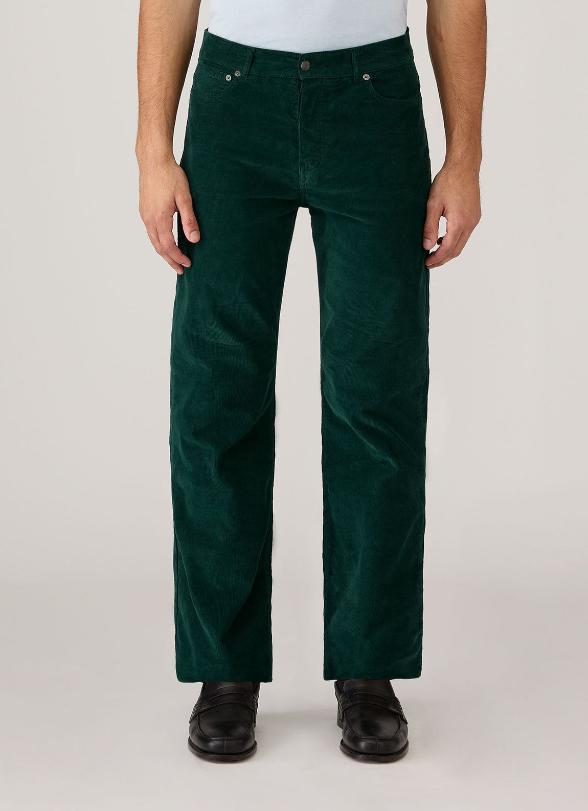 Men's Sunspel x Paul Weller Corduroy Trouser in Forest