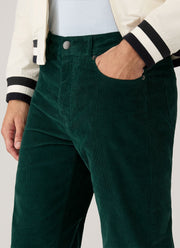 Men's Sunspel x Paul Weller Corduroy Trouser in Forest