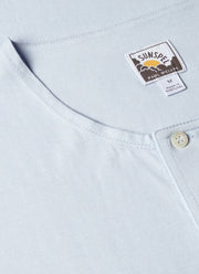 Men's Sunspel x Paul Weller Henley in Ice Blue