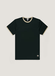 Men's Sunspel x Paul Weller Ringer T-shirt in Forest
