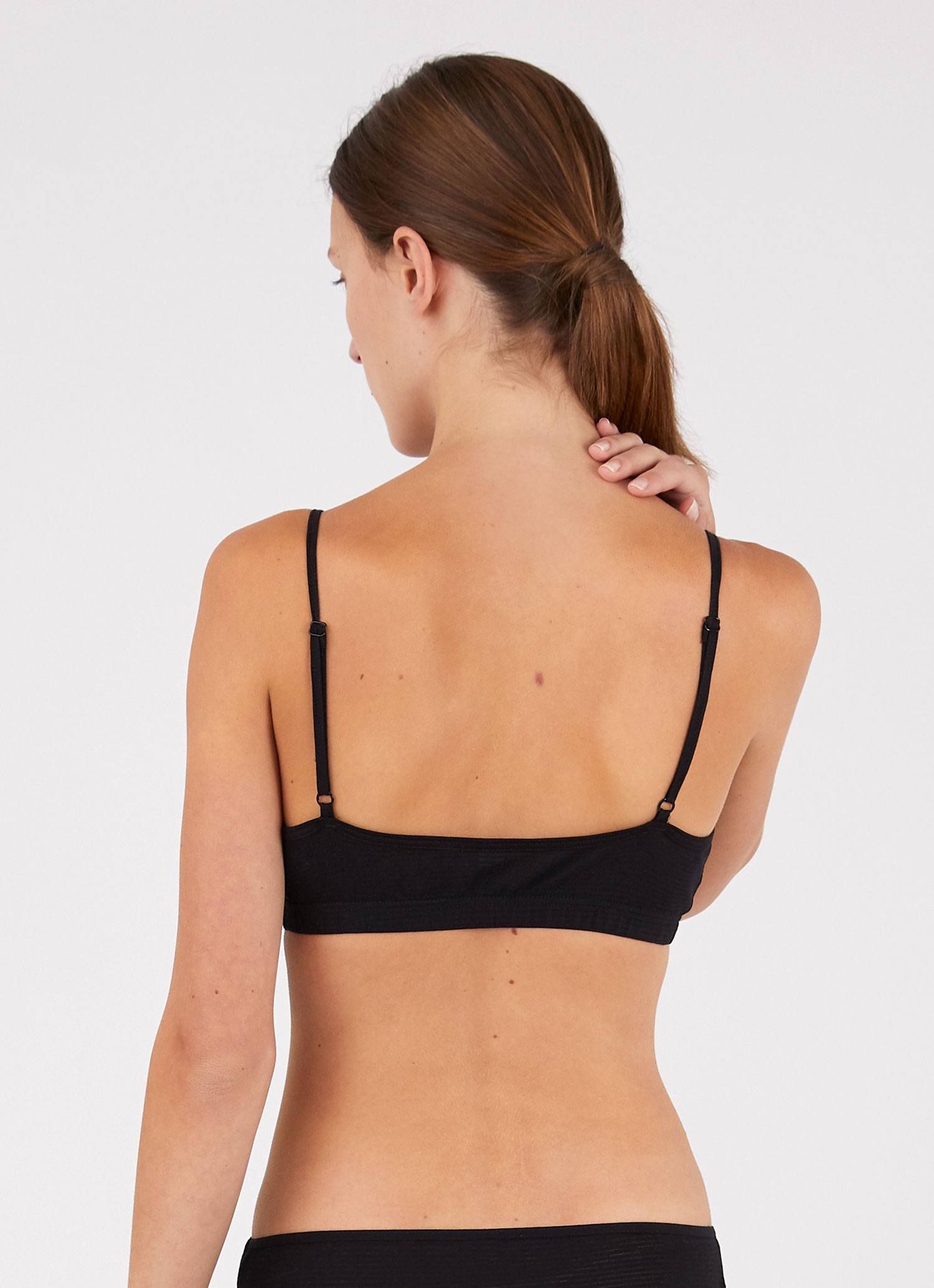 Women's Triangle Bra in Black