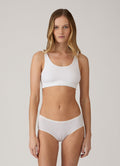 Women's Tencel™ Scoop Bralette in White