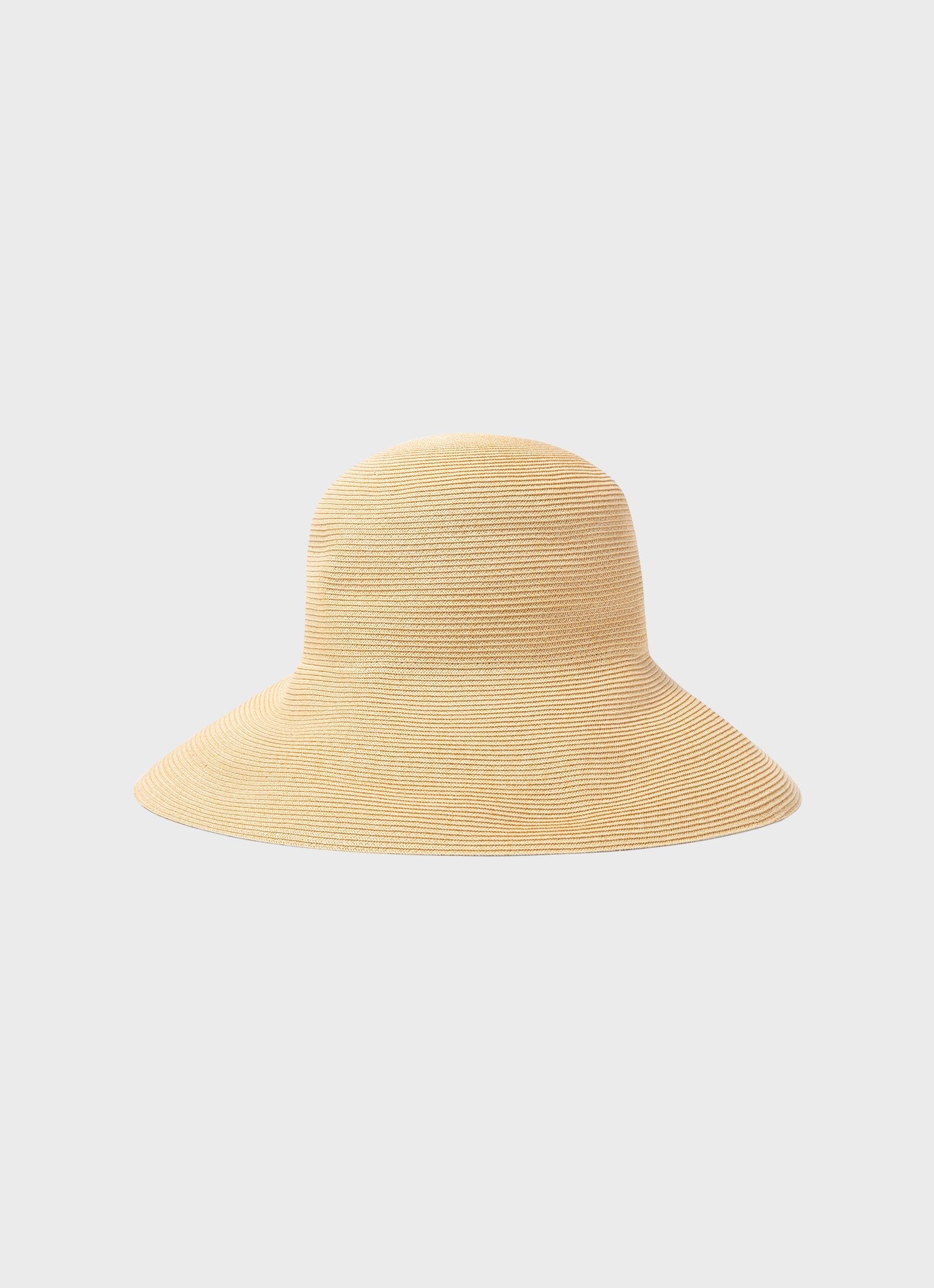 Kijima Takayuki and Sunspel Wide Brim Paper Hat in Natural Sunspel