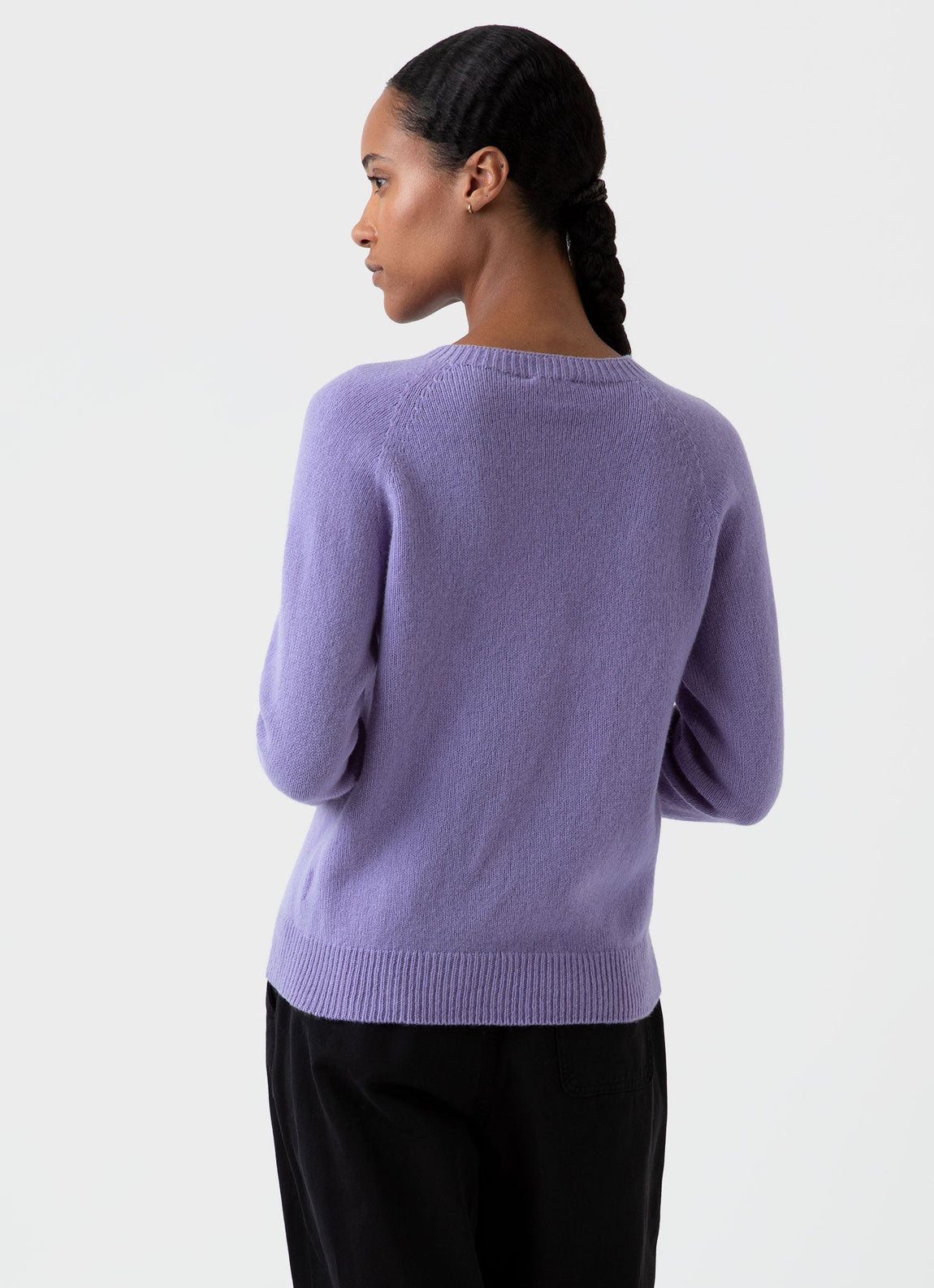 Women's Lambswool Crew Neck Jumper in Heather