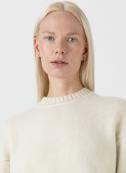 Women's Roxburgh Cashmere Jumper in Undyed