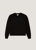 Women's Supima Loopback Sweatshirt in Black