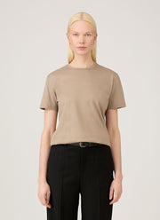Women's Boy Fit T-shirt in Sandstone