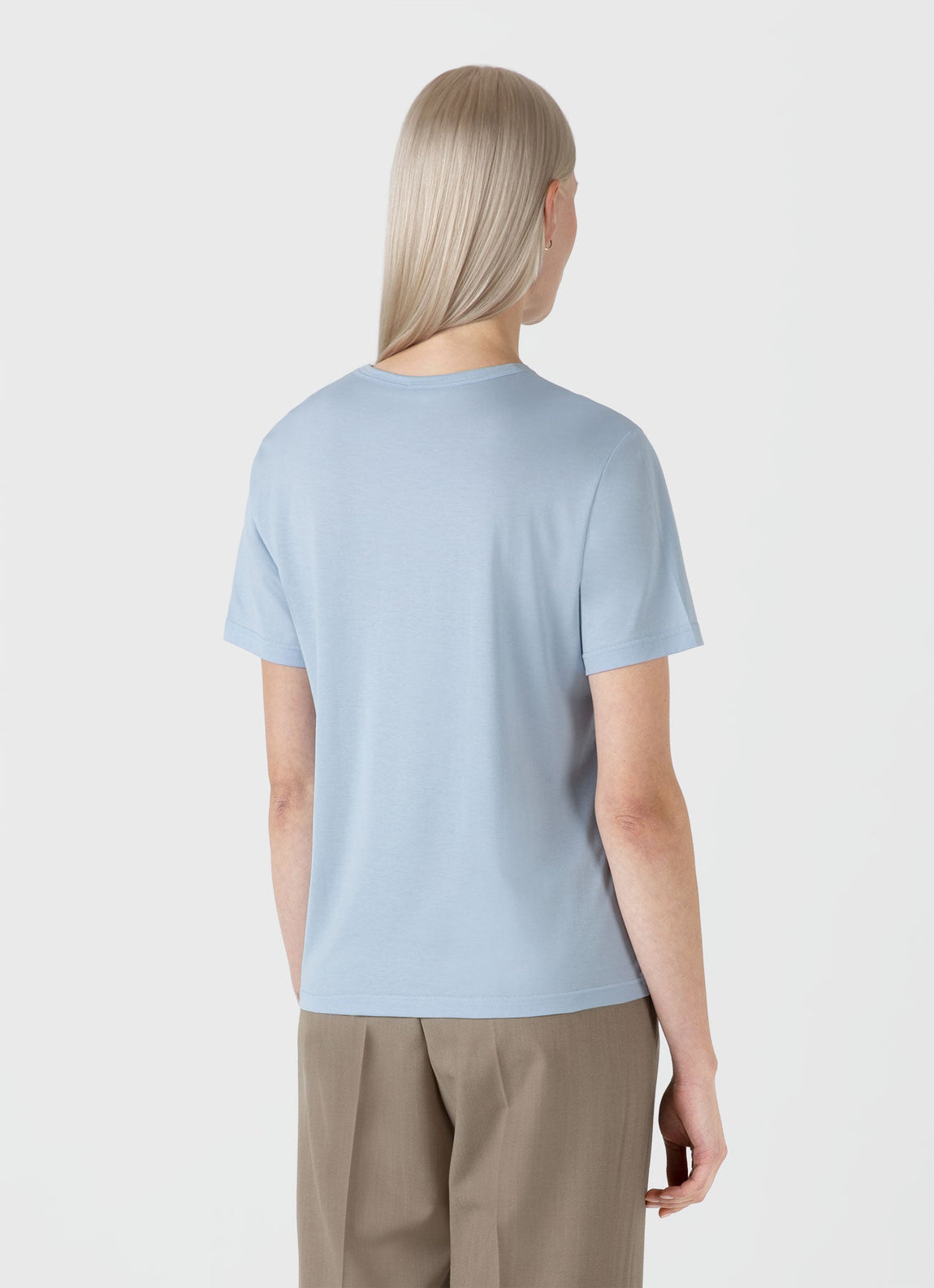 Women's Relaxed Fit T-shirt in Blue Mist
