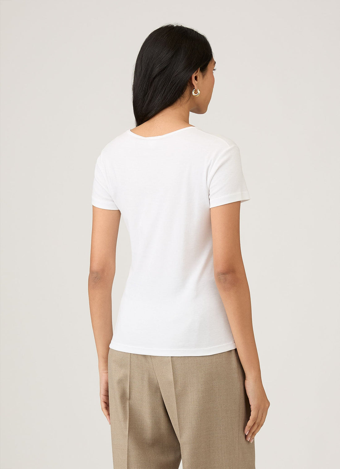 Women's Sea Island Cotton T-shirt in White