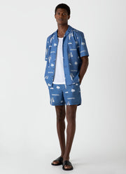 Men's Matt Blease Drawstring Swim Shorts in Today's Forecast Print