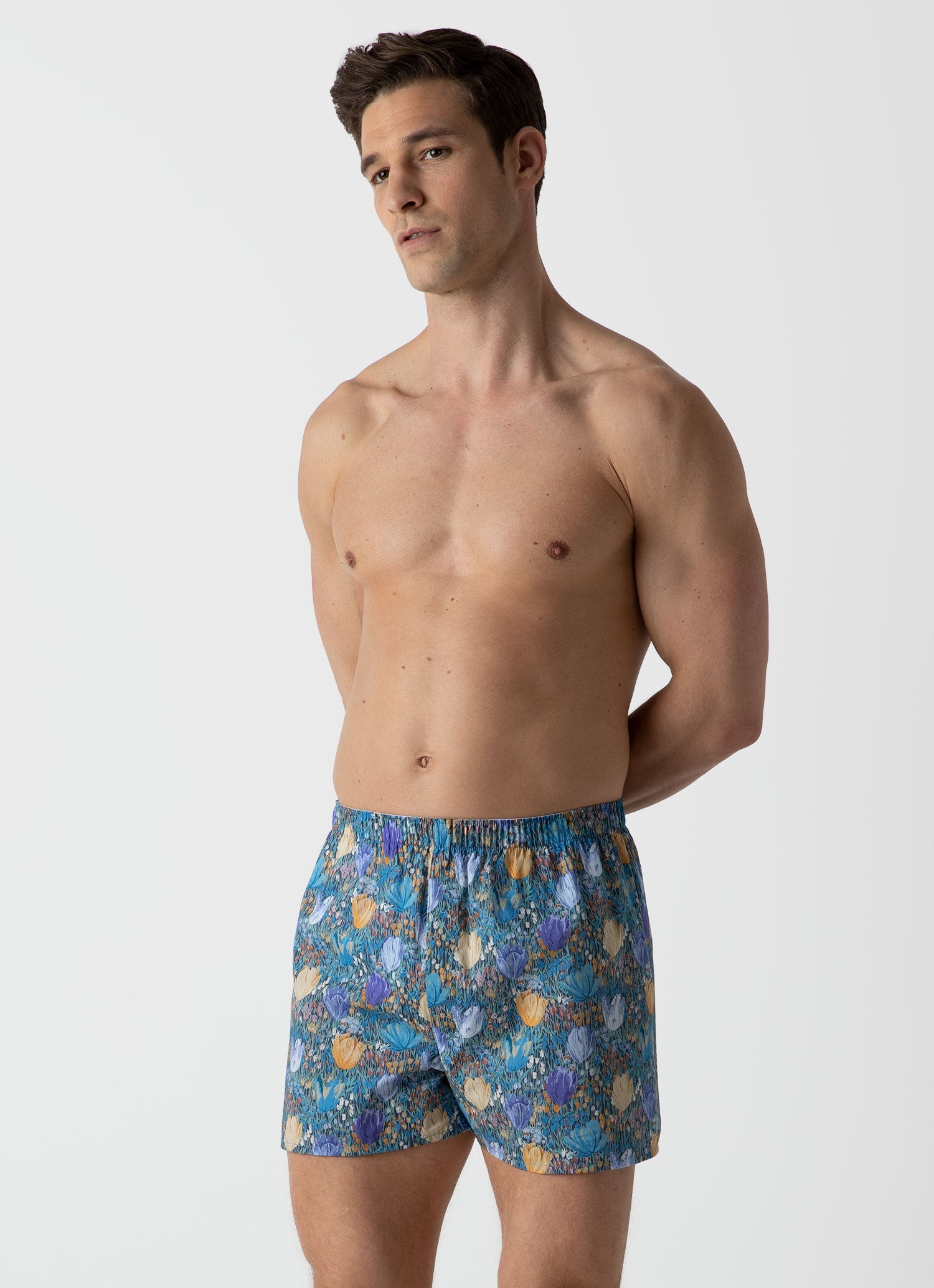 Men's Liberty Print Boxer Short in Tulip