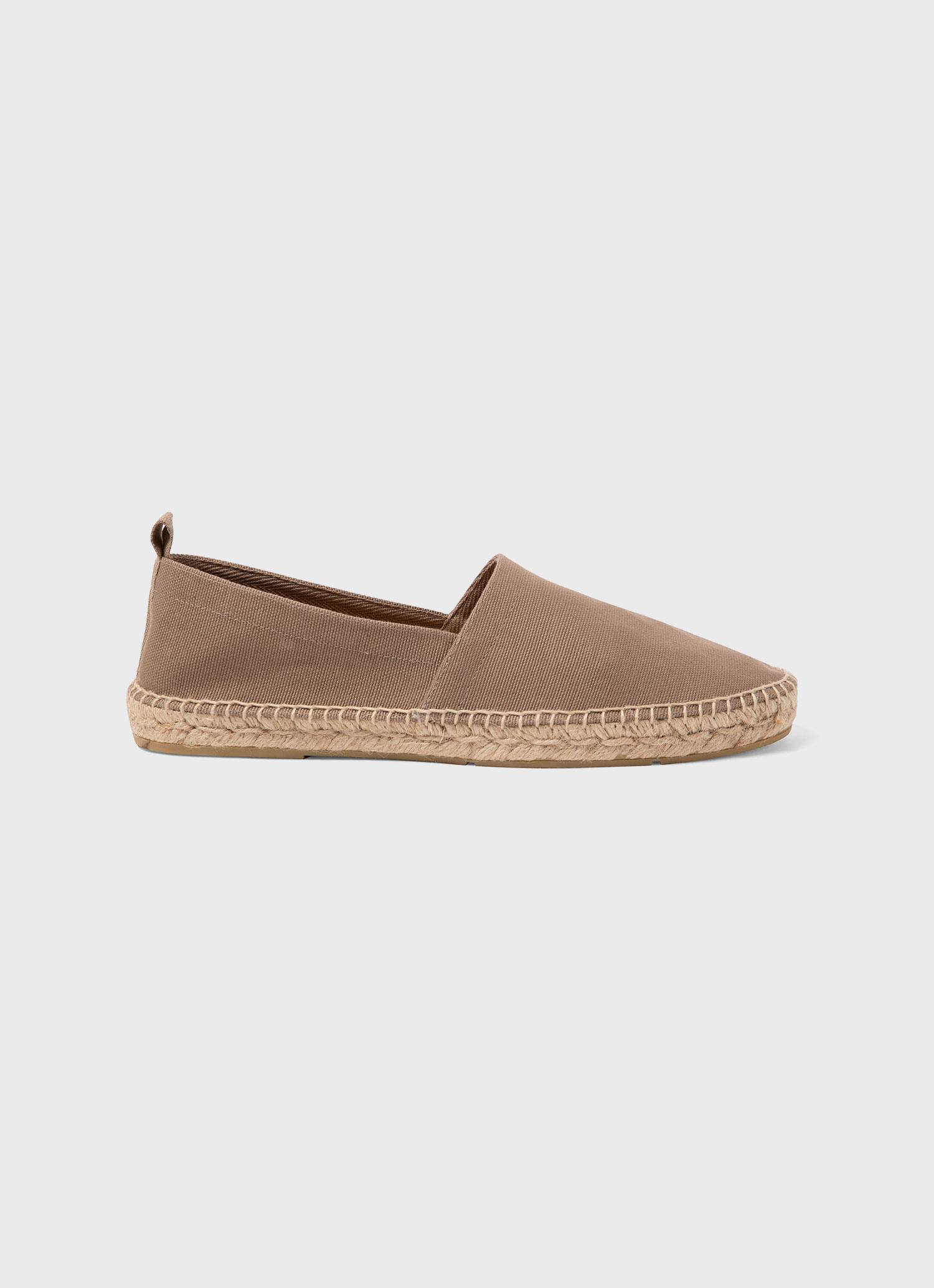 Men's Canvas Espadrille in Soft Khaki