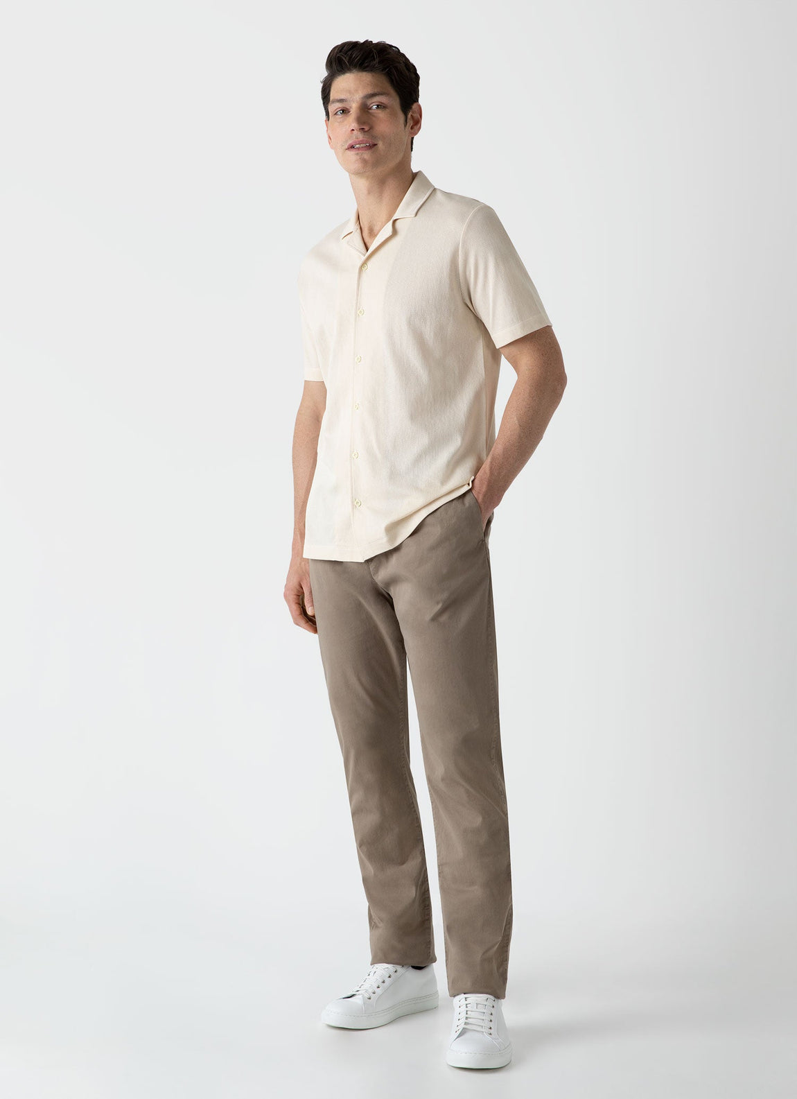 Men's Mr Porter Short Sleeve Shirt in Undyed