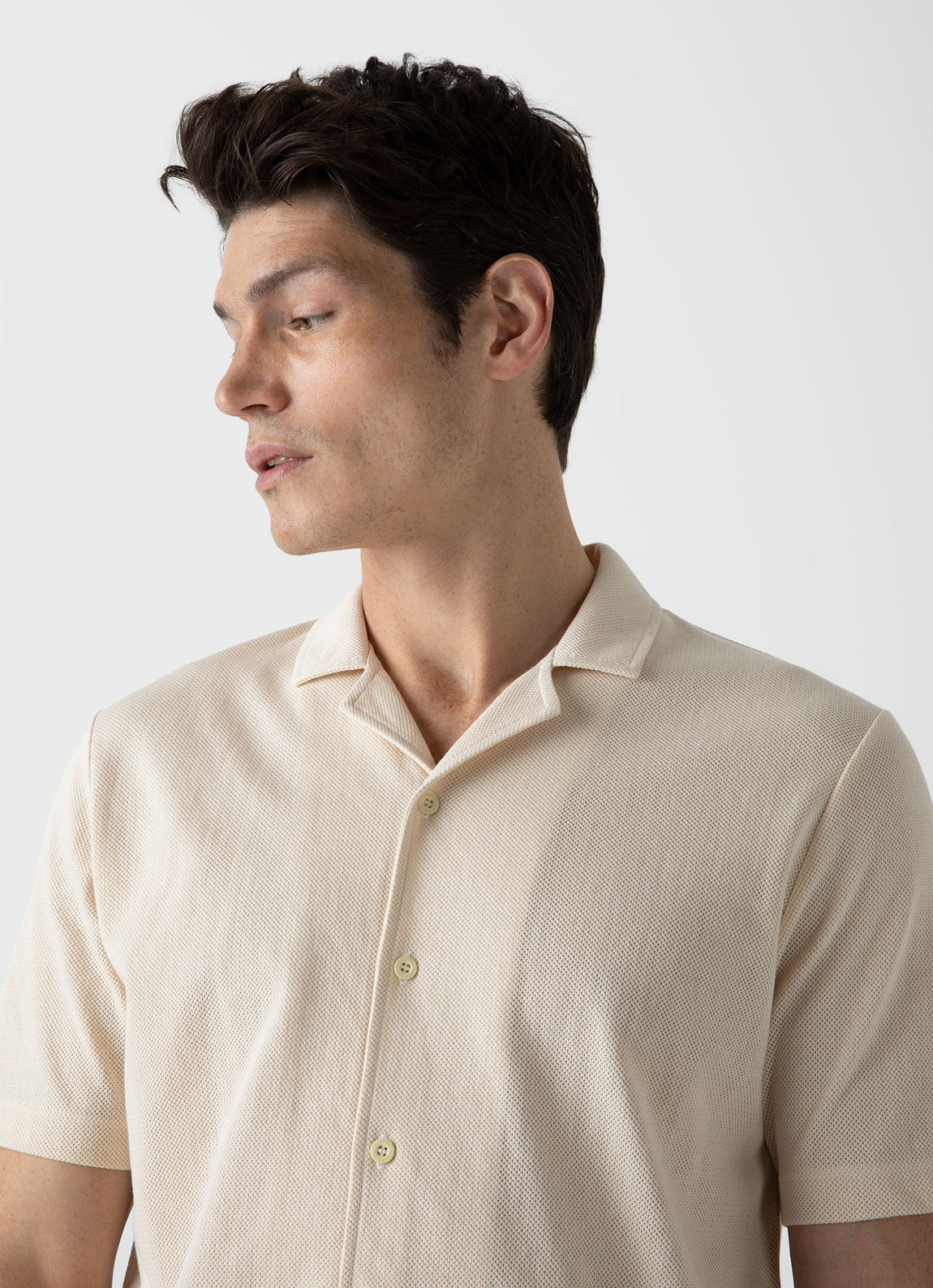 Men's Mr Porter Short Sleeve Shirt in Undyed