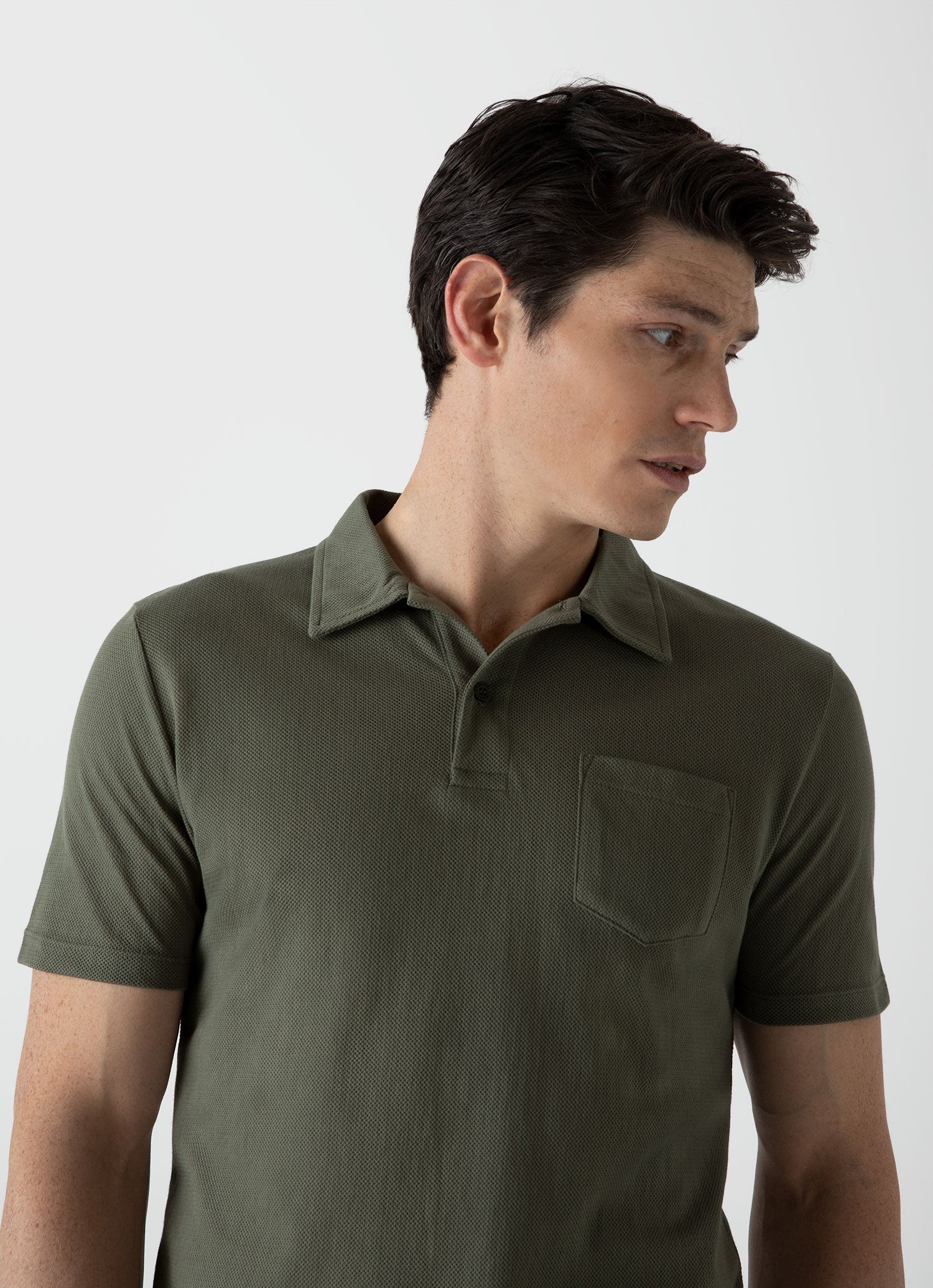 Men's Riviera Polo Shirt in Hunter Green