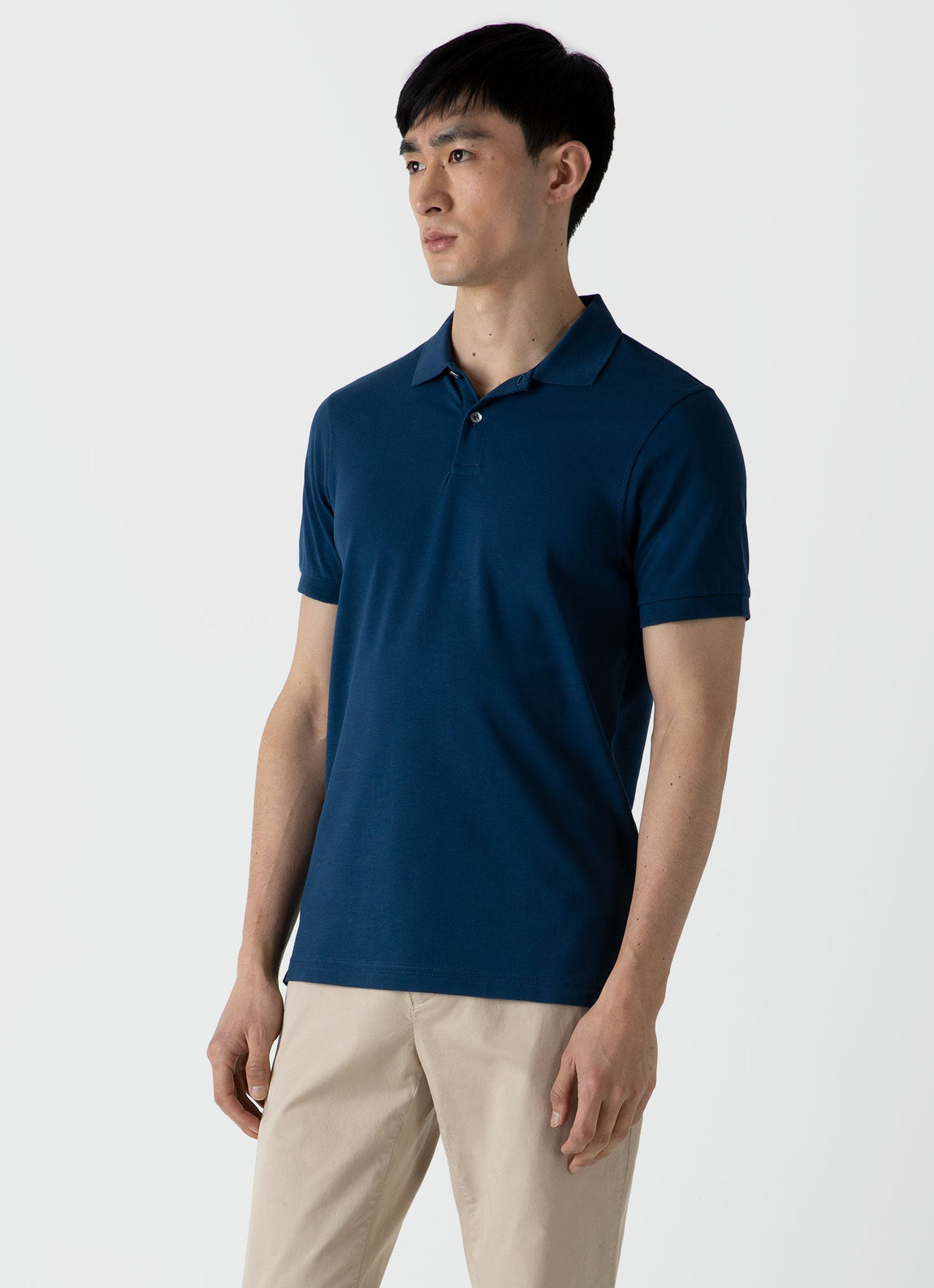 Men's Piqué Polo Shirt in Coast