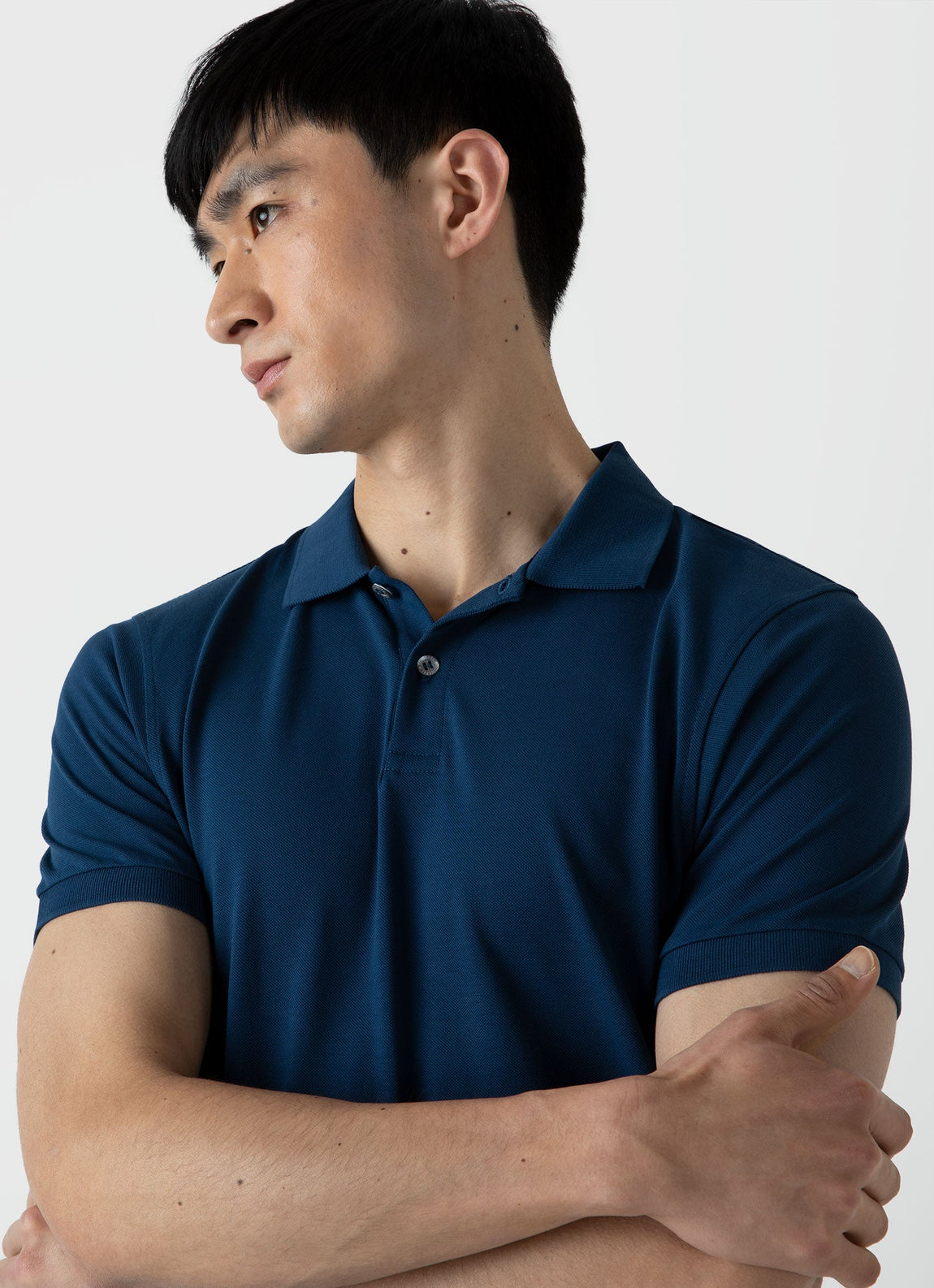 Men's Piqué Polo Shirt in Coast