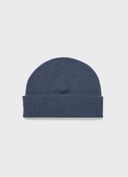 Scottish Lambswool Hat in Slate Blue