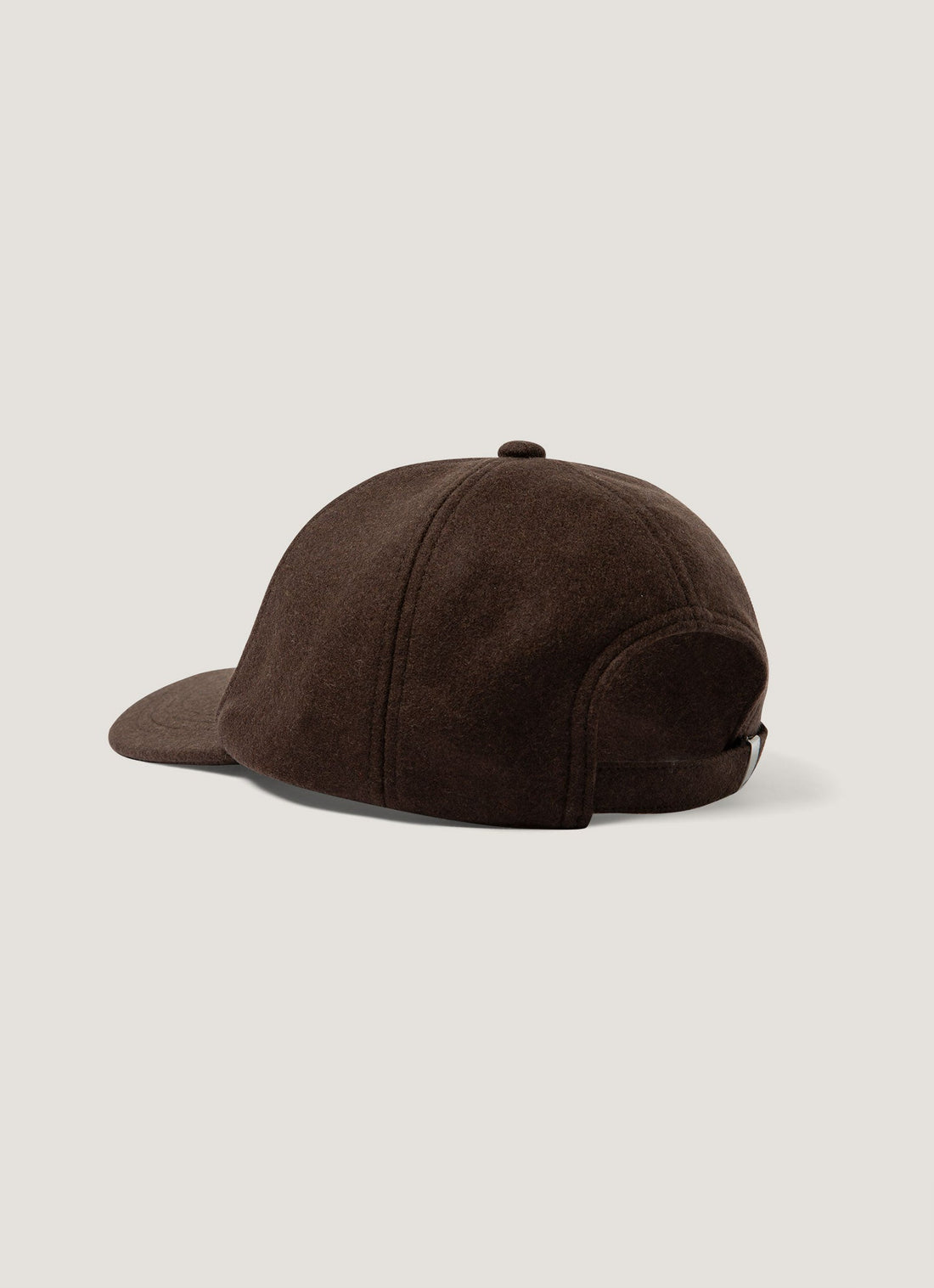Men's Boiled Wool Cap in Truffle
