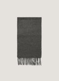 Men's Cashmere Scarf in Charcoal Melange