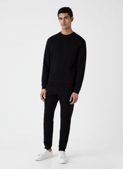 Men's Loopback Tracksuit in Black