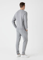 Men's Loopback Tracksuit in Grey Melange