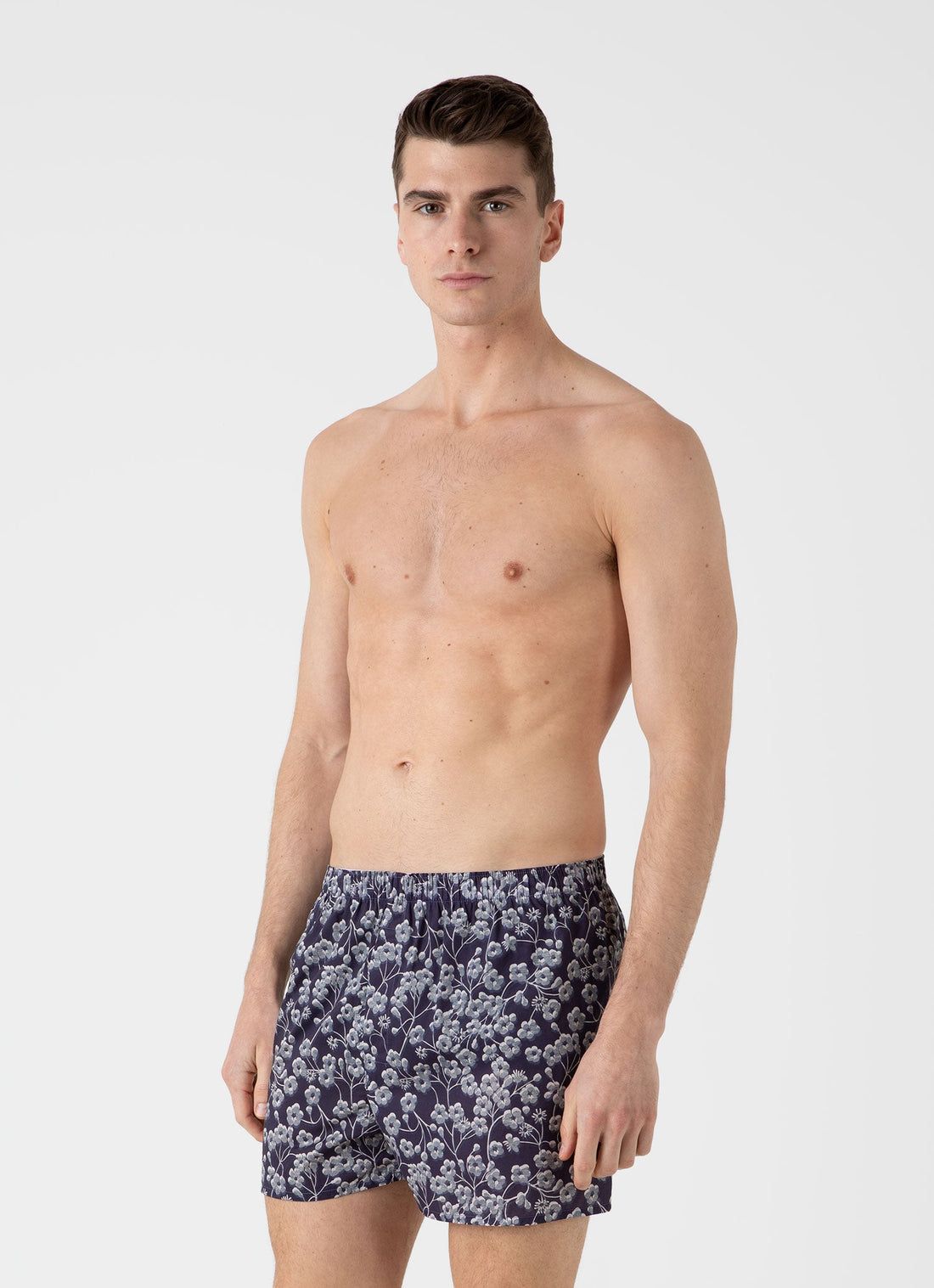 Men's Classic Boxer Shorts in Liberty Fabric in Mitsi