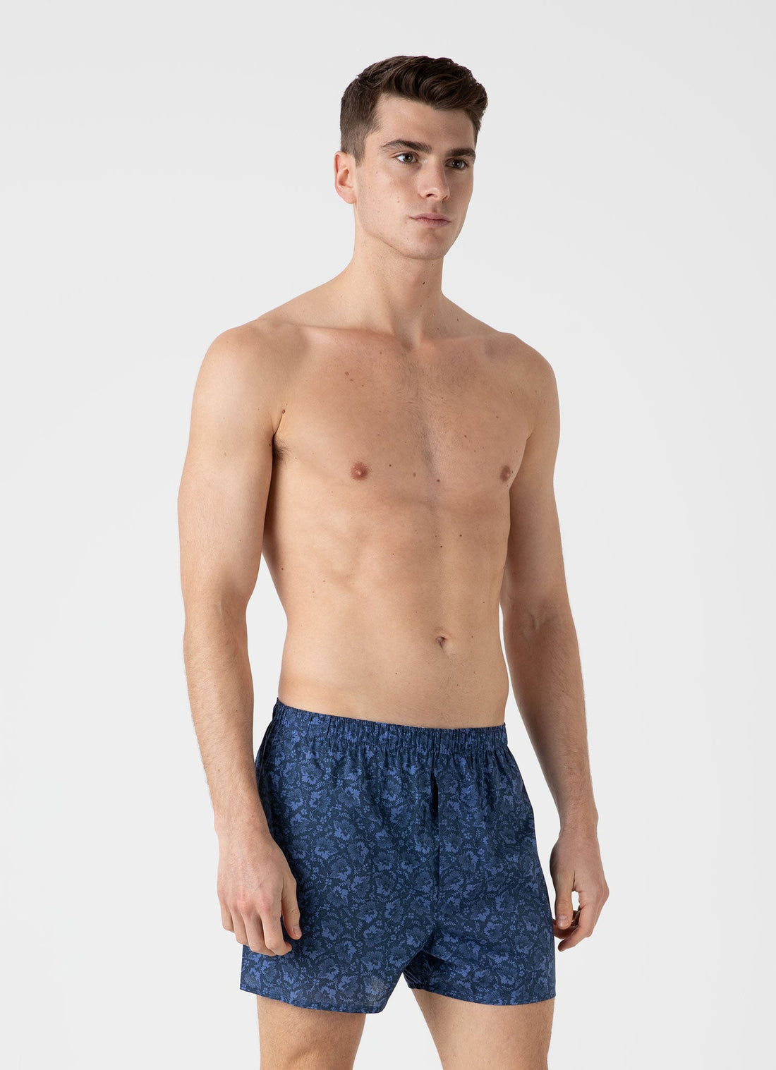 Men's Classic Boxer Shorts in Liberty Fabric in Autumn Breeze