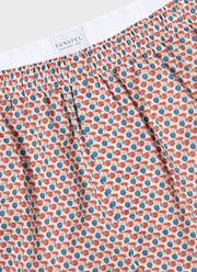 Men's Liberty Print Boxer Shorts in Liberty Red Velodrome