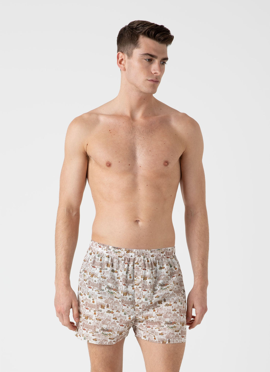 Men's Classic Boxer Shorts in Liberty Fabric in London's Calling