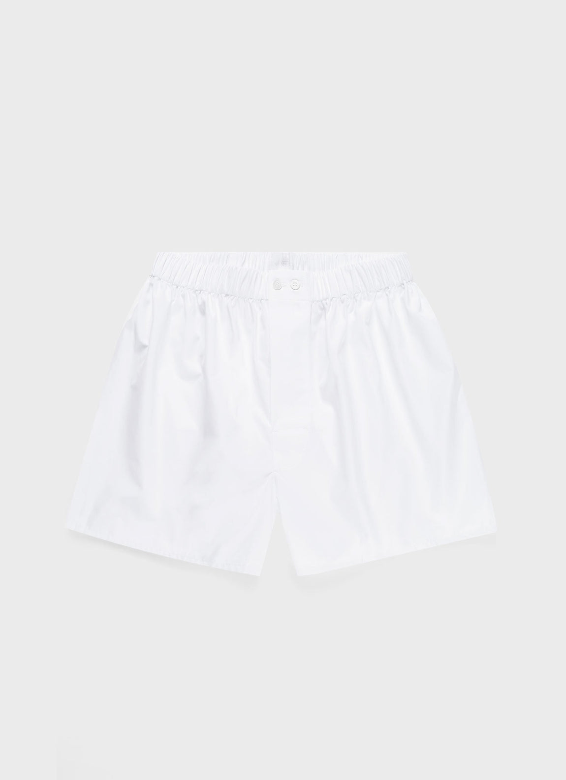 Men's Sea Island Cotton Boxer Short in White